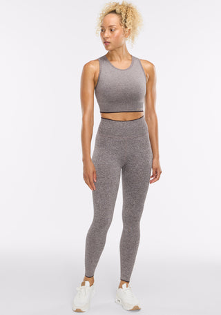Melange Micro Rib Seamless Legging