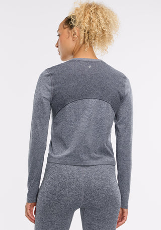 Seamless Melange Long Sleeve