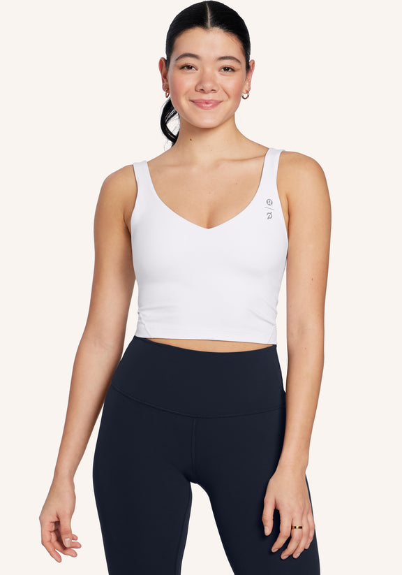 First fit pic! Wearing white align tank(6) and true navy align shorts 4”(2)  : r/lululemon