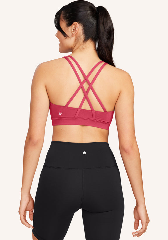 Deepwonder Women's Modern Cotton Lightly Lined Triangle Bralette Beauty  Cross Back Bandage Breathable Sports Bra 