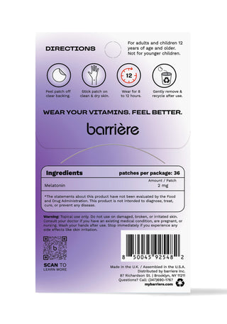 MELATONIN SLEEP PATCH