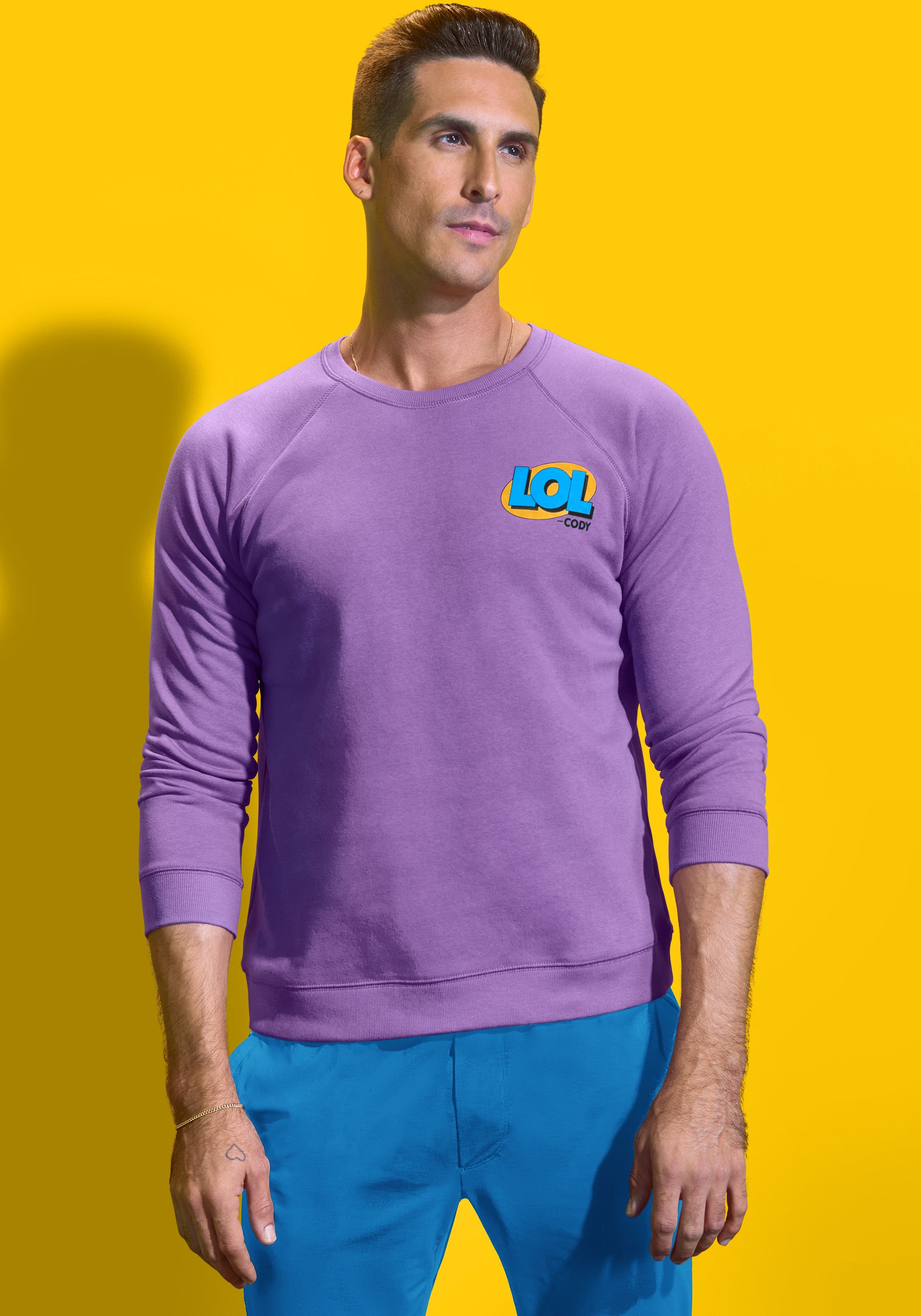 Gender Neutral LOL Cody Classic Crewneck – Peloton Apparel US